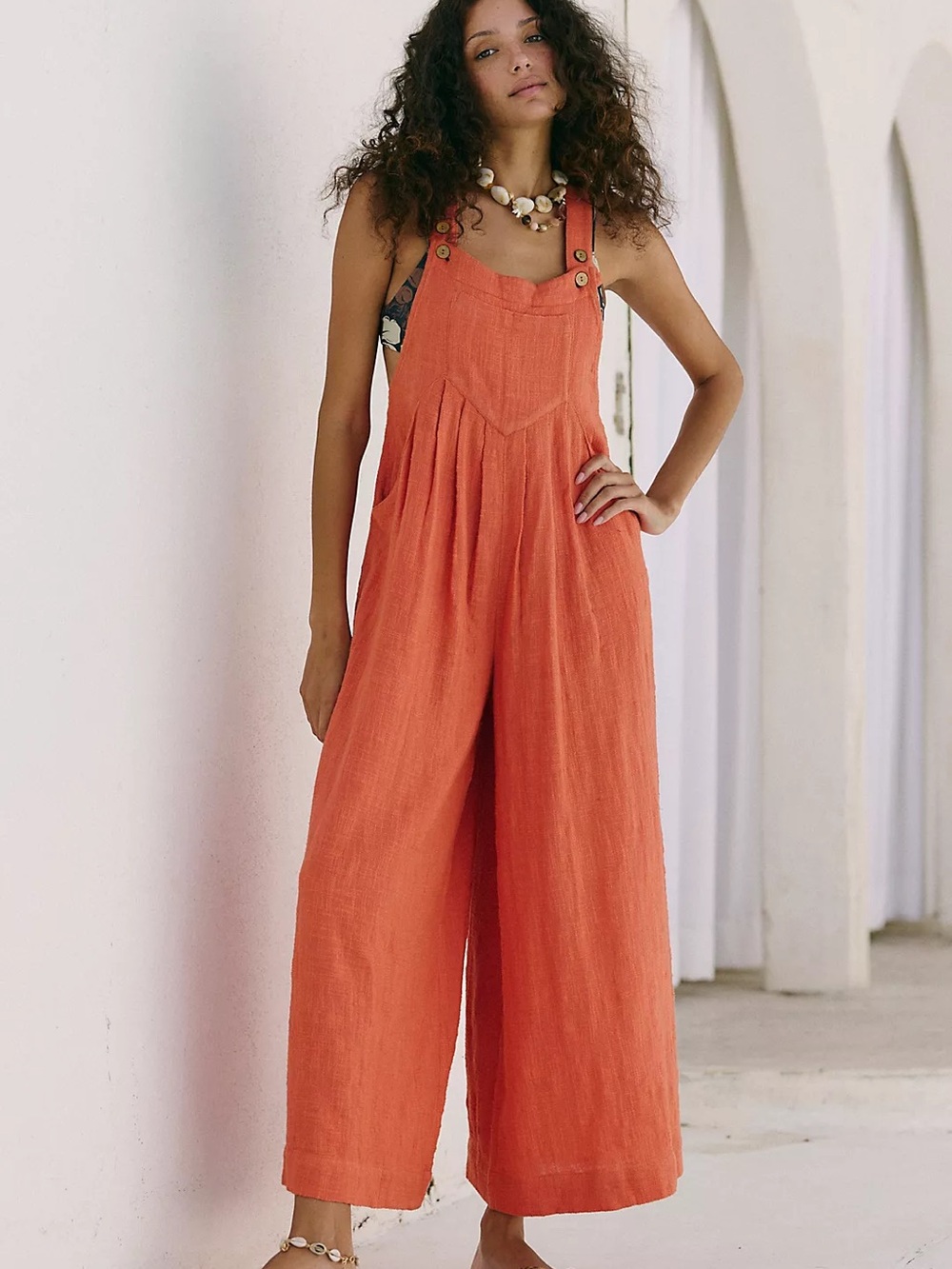 Free People Sun-drenched Overalls